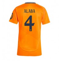 Camisa de time de futebol Real Madrid David Alaba #4 Replicas 2º Equipamento Feminina 2024-25 Manga Curta